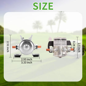10L0L solenoid compatible with EZGO Cushman and Jacobsen gas carts.