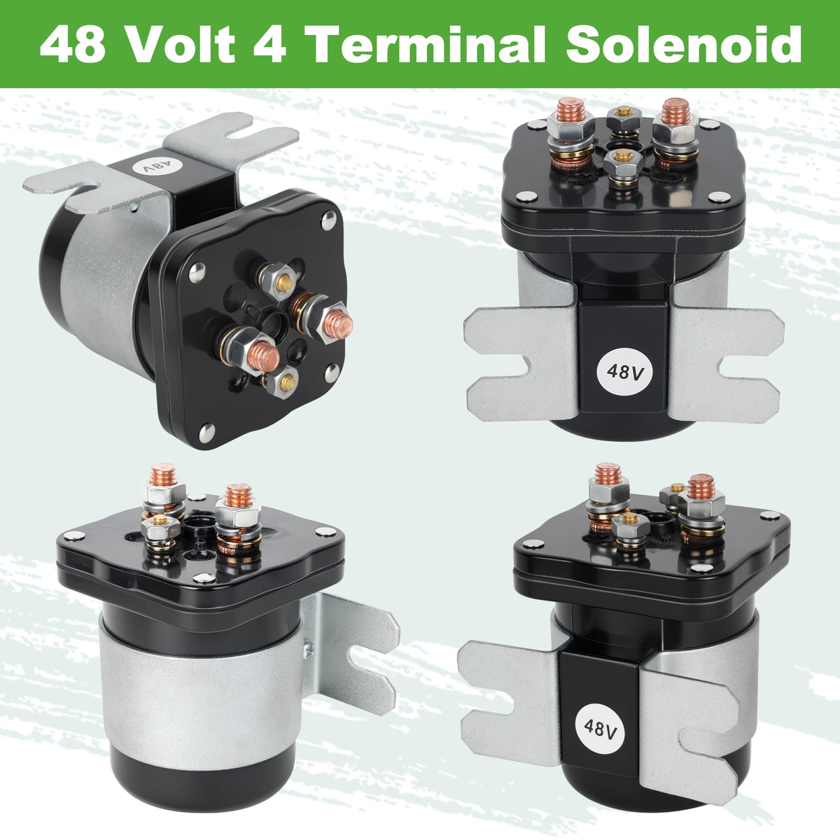 10L0L heavy-duty solenoid installation-ready four-terminal design