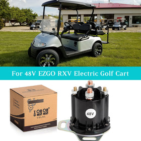Mounting holes on 10L0L EZGO RXV solenoid for secure fit