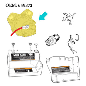 Wiring connection detail on 10L0L EZGO RXV solenoid