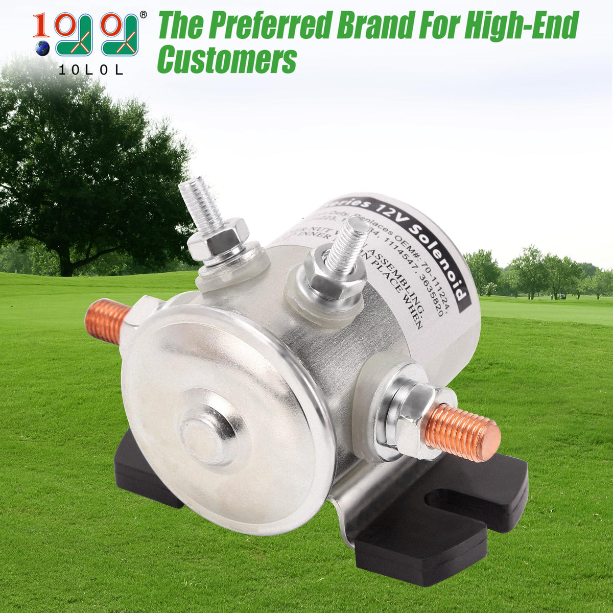 10L0L solenoid with mounting hardware enables easy 30-minute installation.