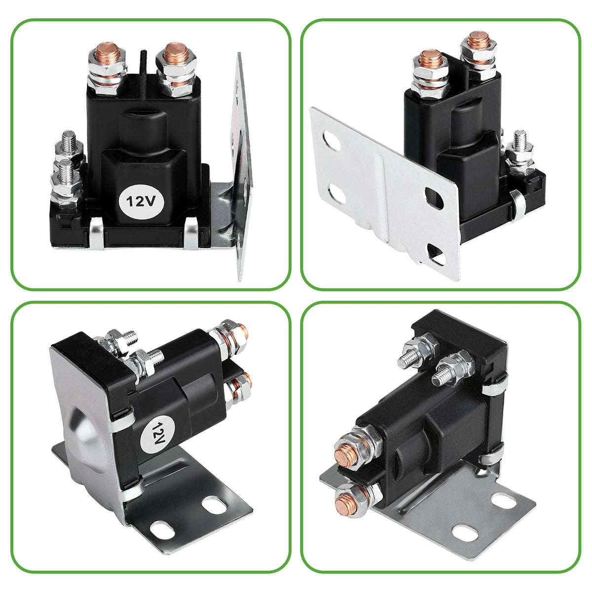 10L0L solenoid installed in EZGO TXT links battery to starter.