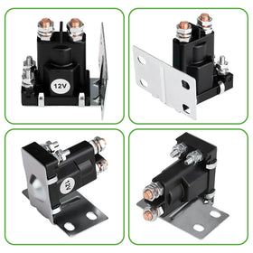 10L0L solenoid installed in EZGO TXT links battery to starter.