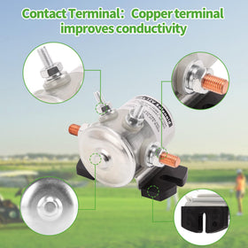 10L0L solenoid with nickel-plated cover resists corrosion during use.