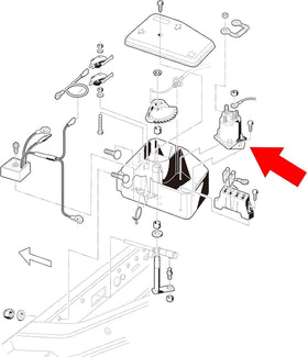 10L0L Precedent gas solenoid compatible with 2004 and later carts