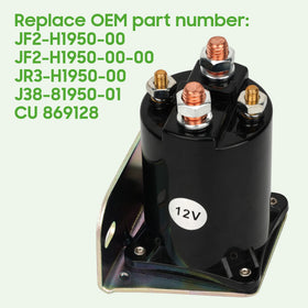 10L0L solenoid shows silver contacts for durable engagement.
