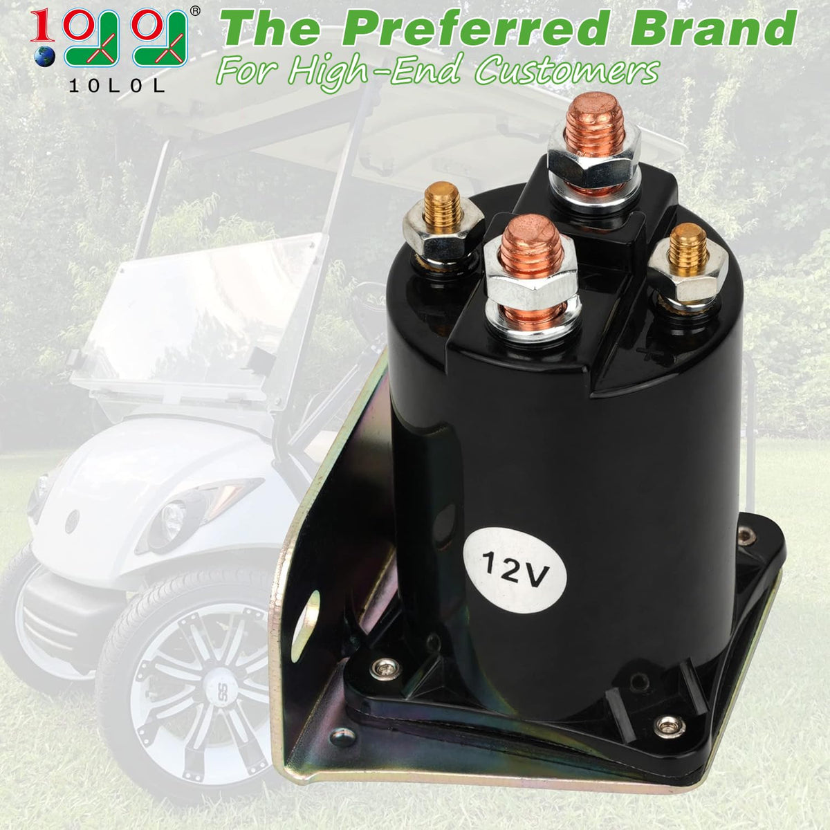 10L0L solenoid Yamaha G2 terminal block detail for robust 12V operation.