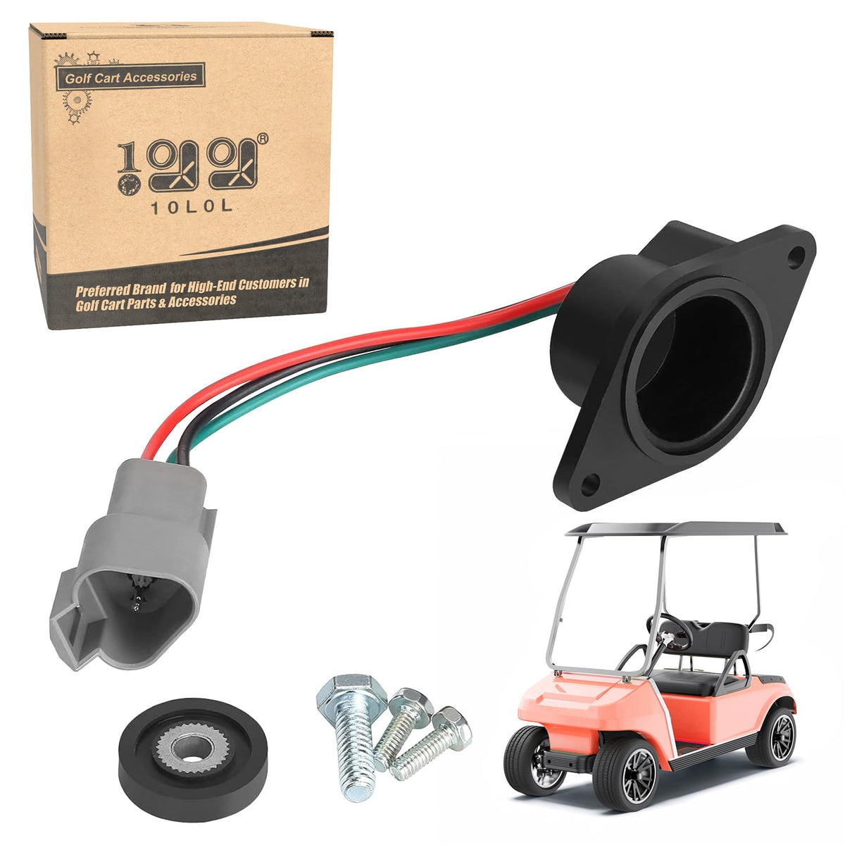 10L0L speed sensor kit for Club Car DS and Precedent improves 48V performance.