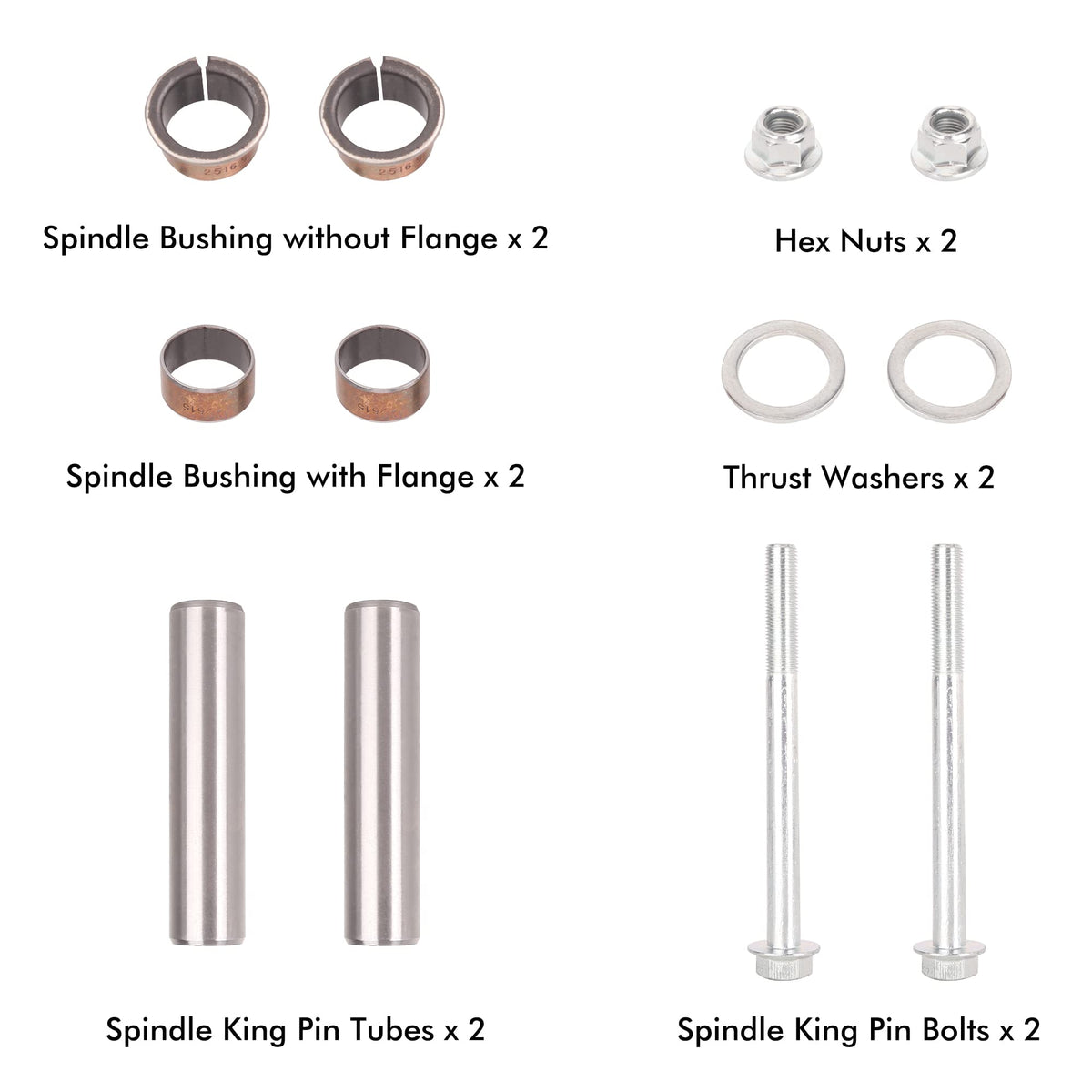 10L0L spindle bushings without flange, easy-fit replacement for EZGO