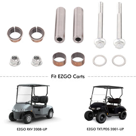10L0L spindle king-pin tubes, durable replacement parts for EZGO carts