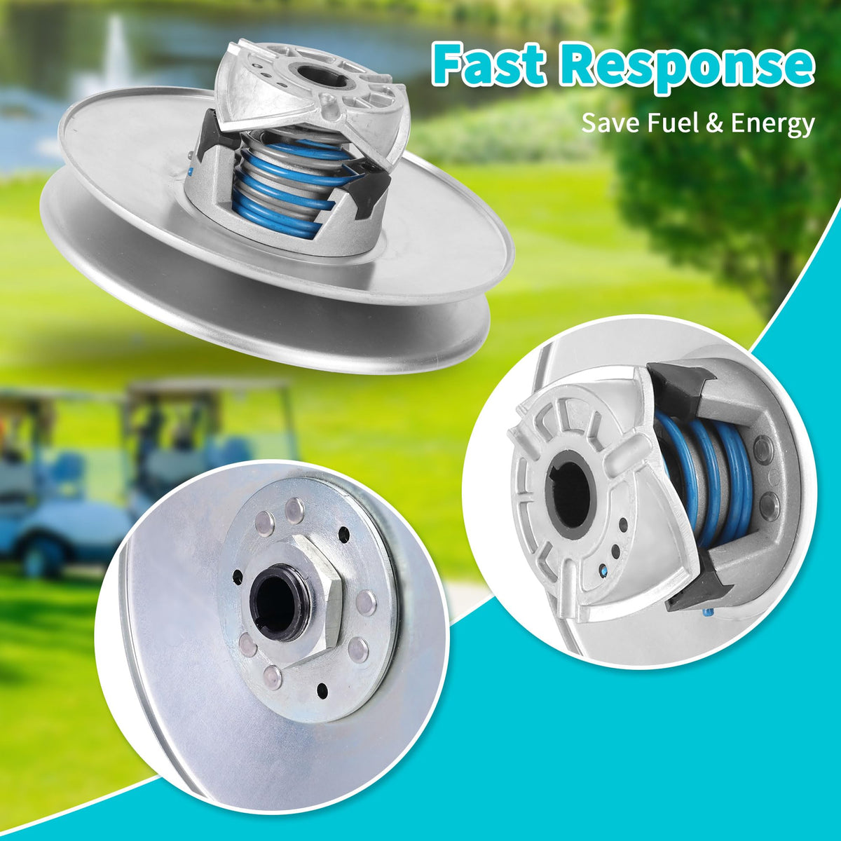 Lightweight design helps improve handling and efficiency.