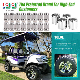 10L0L lug nuts in chrome provide durable wheel retention