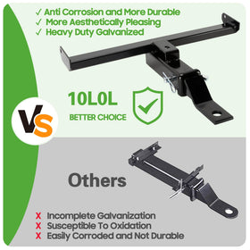 10L0L trailer buckle design showing stable connection on uneven terrain