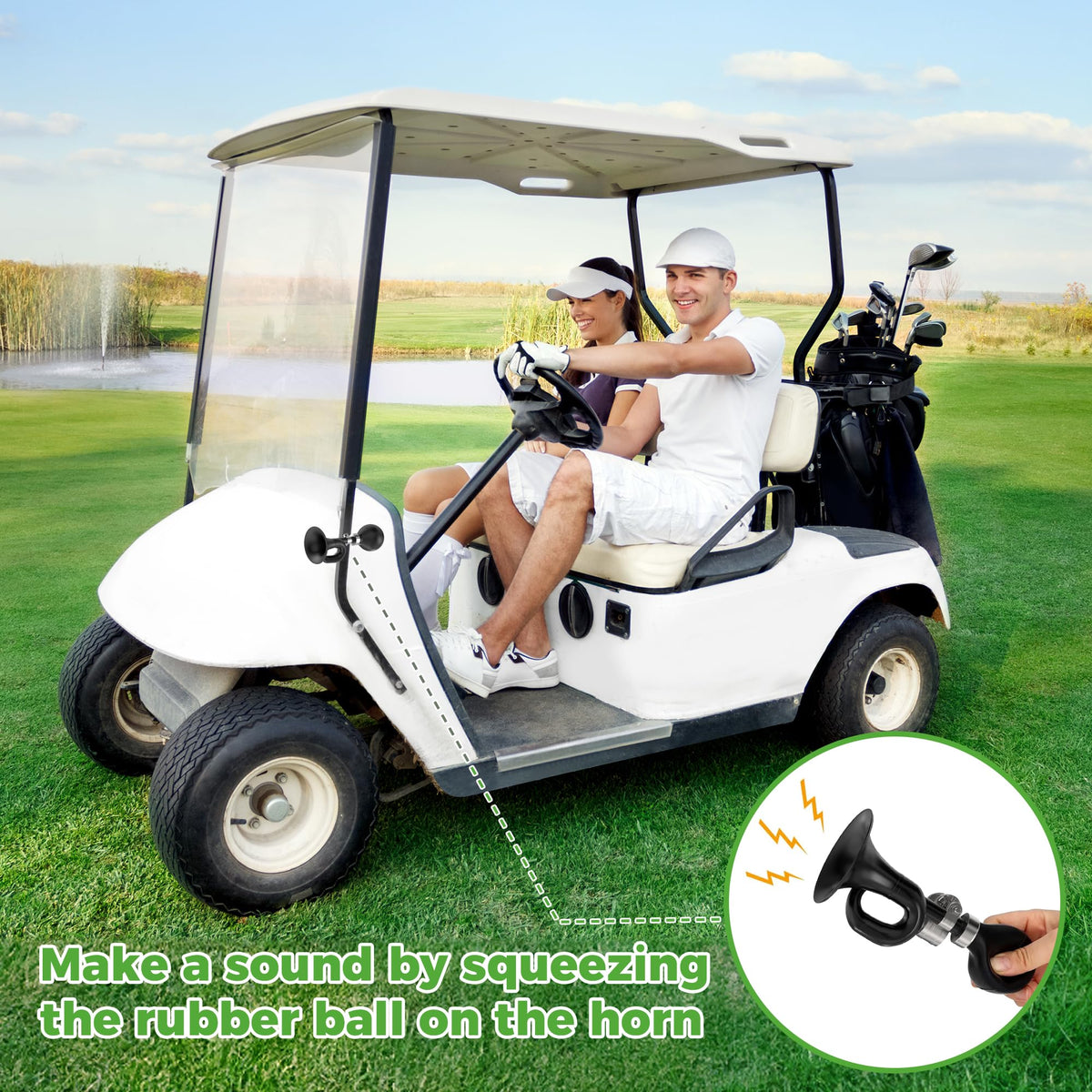 10L0L stainless steel horn mount resists rust for all-weather performance.