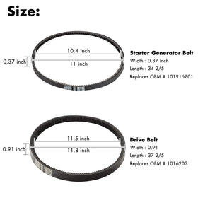 10L0L starter belt 101916701 OEM replacement