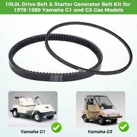 10L0L starter belt close-up shows precise sizing for reliable starts.