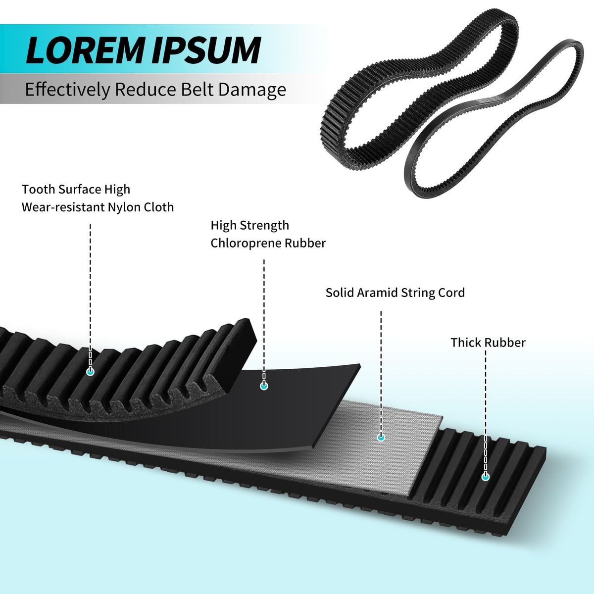10L0L starter gen belt 606138 boosts reliability and performance.