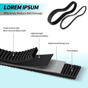 10L0L starter gen belt 606138 boosts reliability and performance.