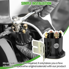 10L0L starter solenoid Yamaha G29 – cable connections shown for quick install