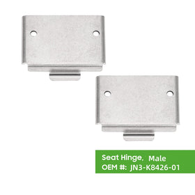 10L0L steel hinge construction close-up shows rugged build.