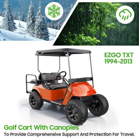 Heavy-duty reinforcement improves roof stability on EZGO TXT