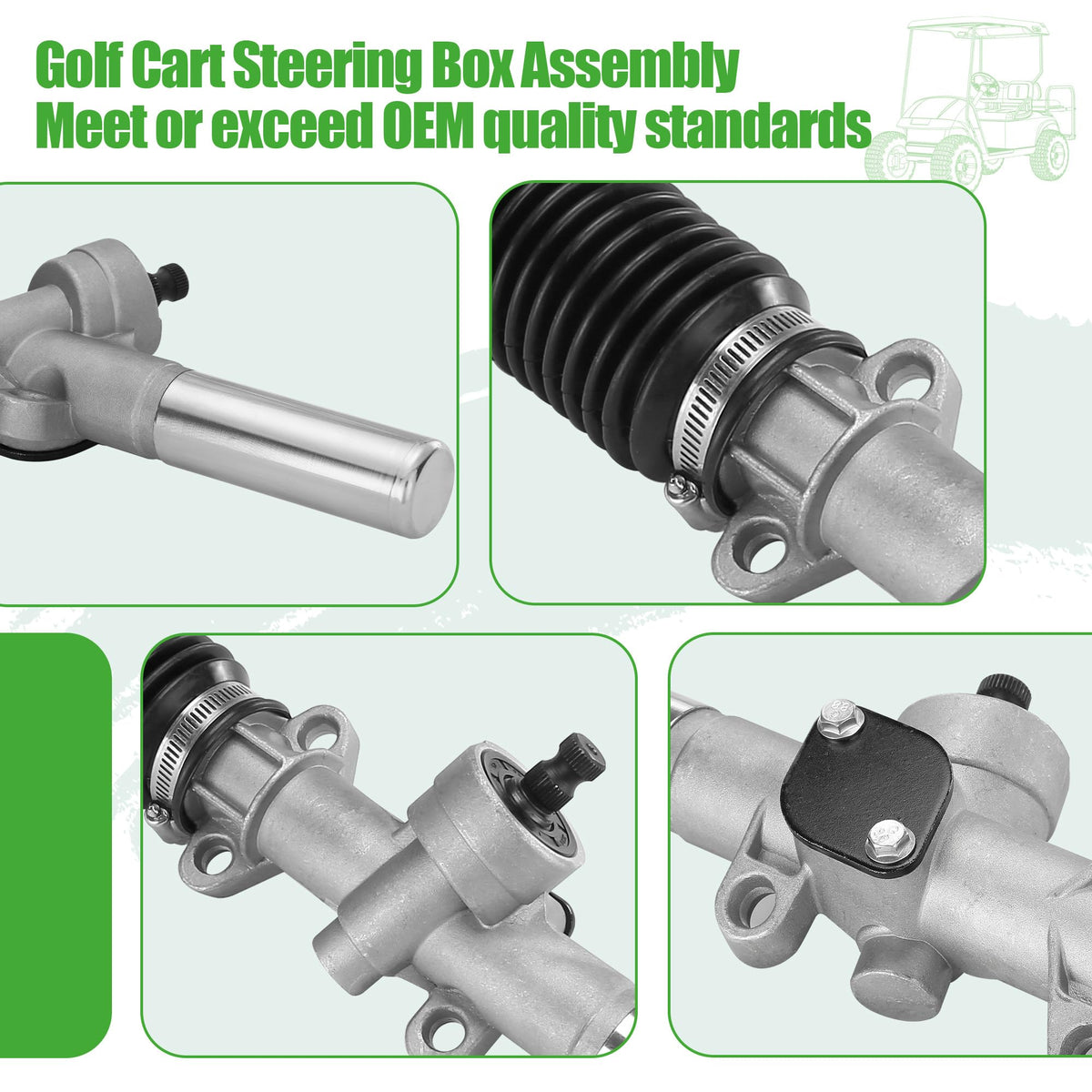 10L0L packaged steering box assembly ready for install