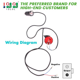 10L0L steering column wire cover protects connections during rides