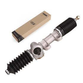 10L0L steering gear box - installation in progress shows mounting compatibility.