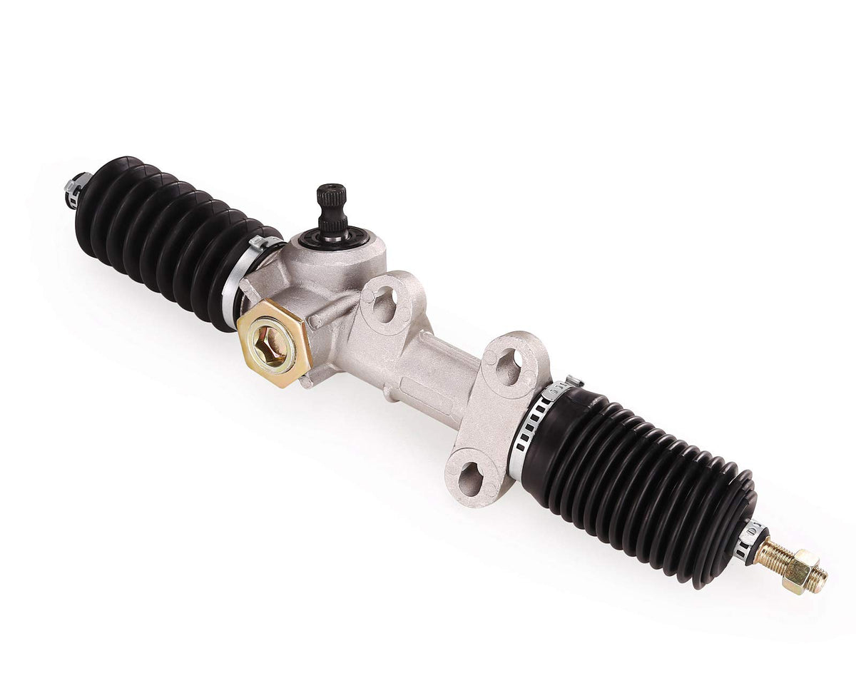 10L0L steering gear box assembly - side view highlights compact, install-friendly design.