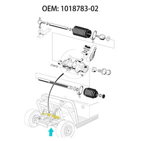 10L0L steering gear box - torque-test ready for dependable performance.