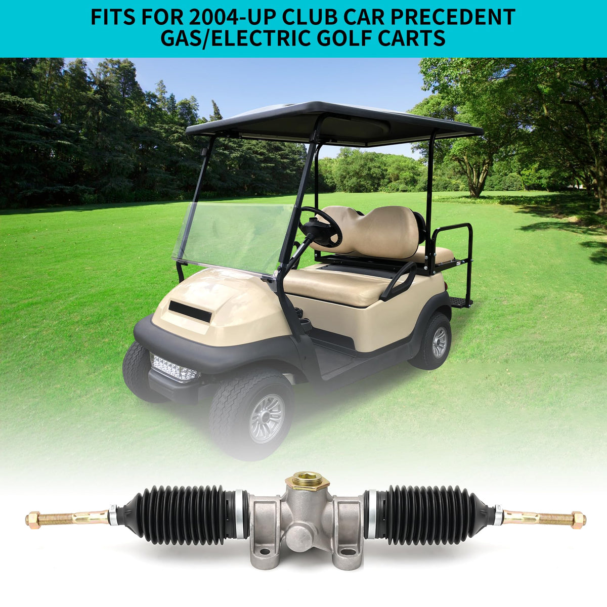 Tempo compatibility offers smooth steering for gas and electric Club Car models