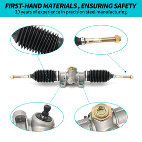 Complete kit includes rack and pinion, ready to install