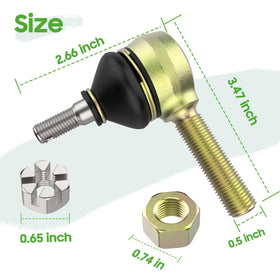 10L0L steering gear box drag link end ball joint included for smoother driving