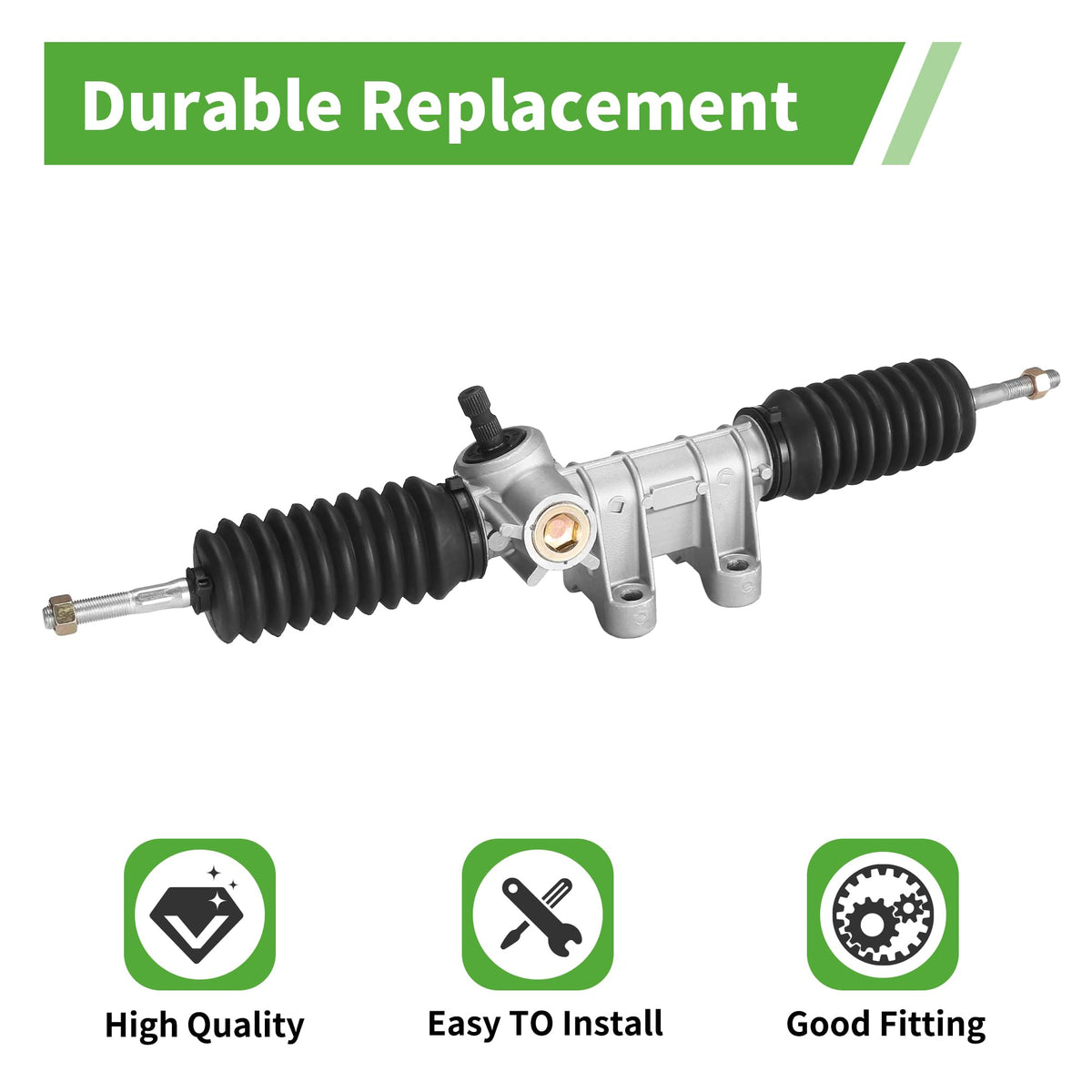 10L0L steering gear box installation process demonstrates simple swap for golfers