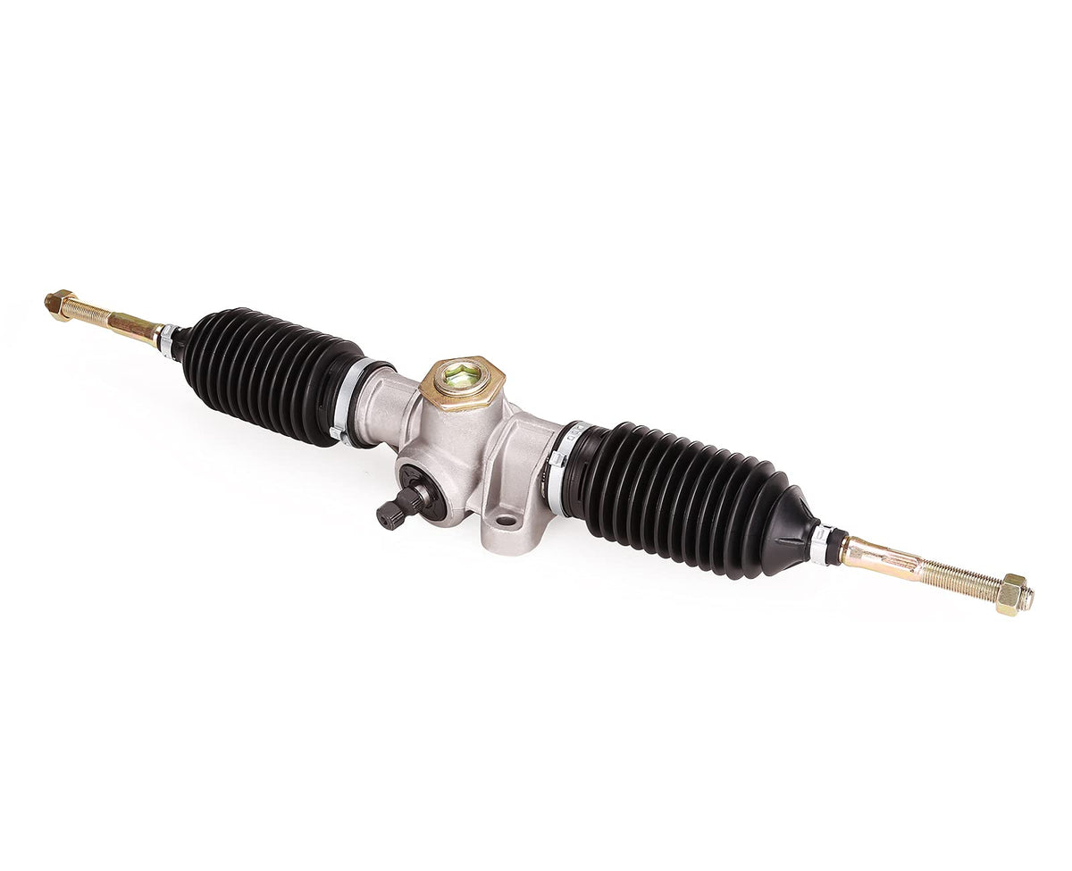 10L0L steering gear mechanism close-up, robust internal gears.