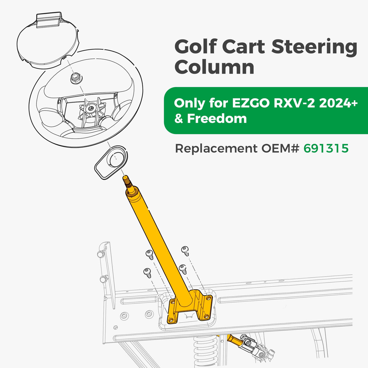 10L0L Steering precision restored with durable, high-quality components