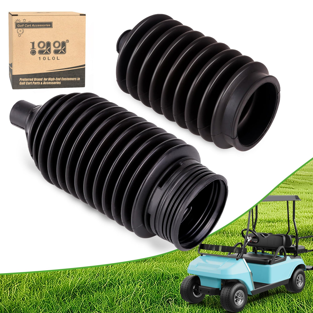 10L0L steering rack bellow for Club Car DS shields steering from dust