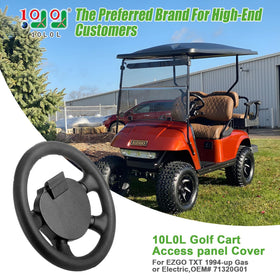 10L0L steering wheel side view highlights non-slip grip for steady control.