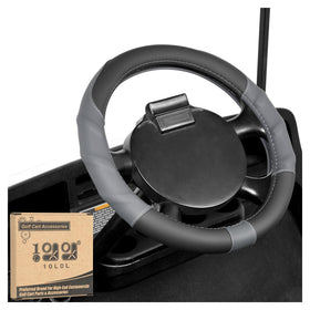 10L0L steering wheel cover for 13-inch EZGO TXT RXV delivers snug, comfortable grip.