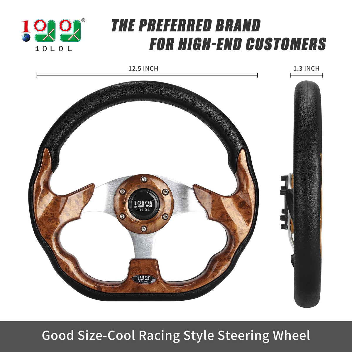 10L0L steering wheel Yamaha compatibility for easy upgrades and better grip.