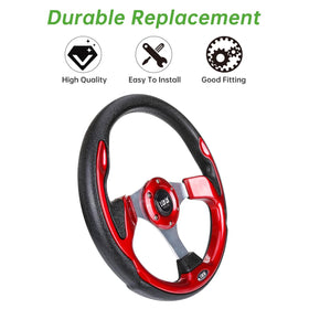 10L0L steering wheel compatible with Yamaha EZGO Club Car for easy upgrade