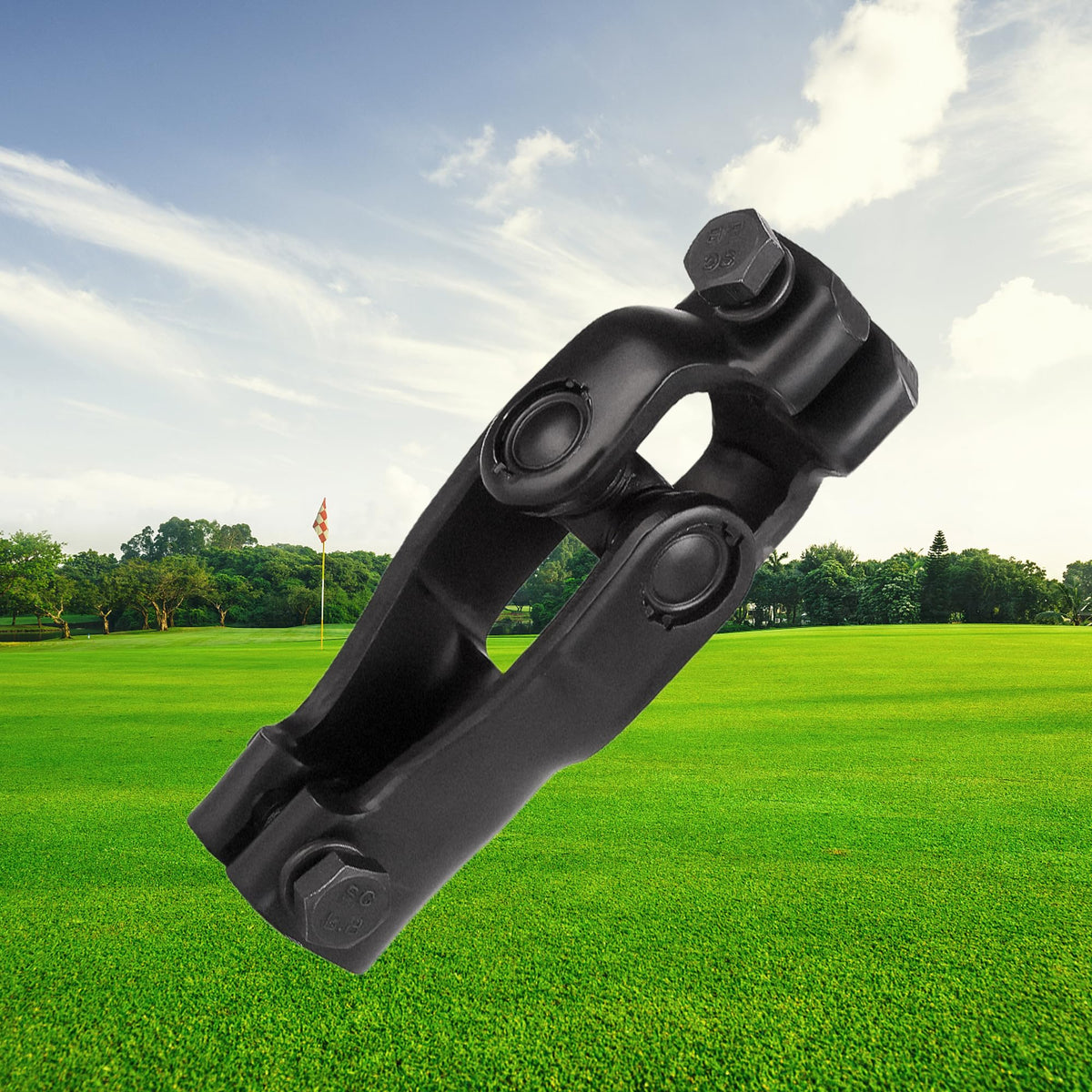 10L0L Steering Lower Yoke fitment close-up highlights precise alignment