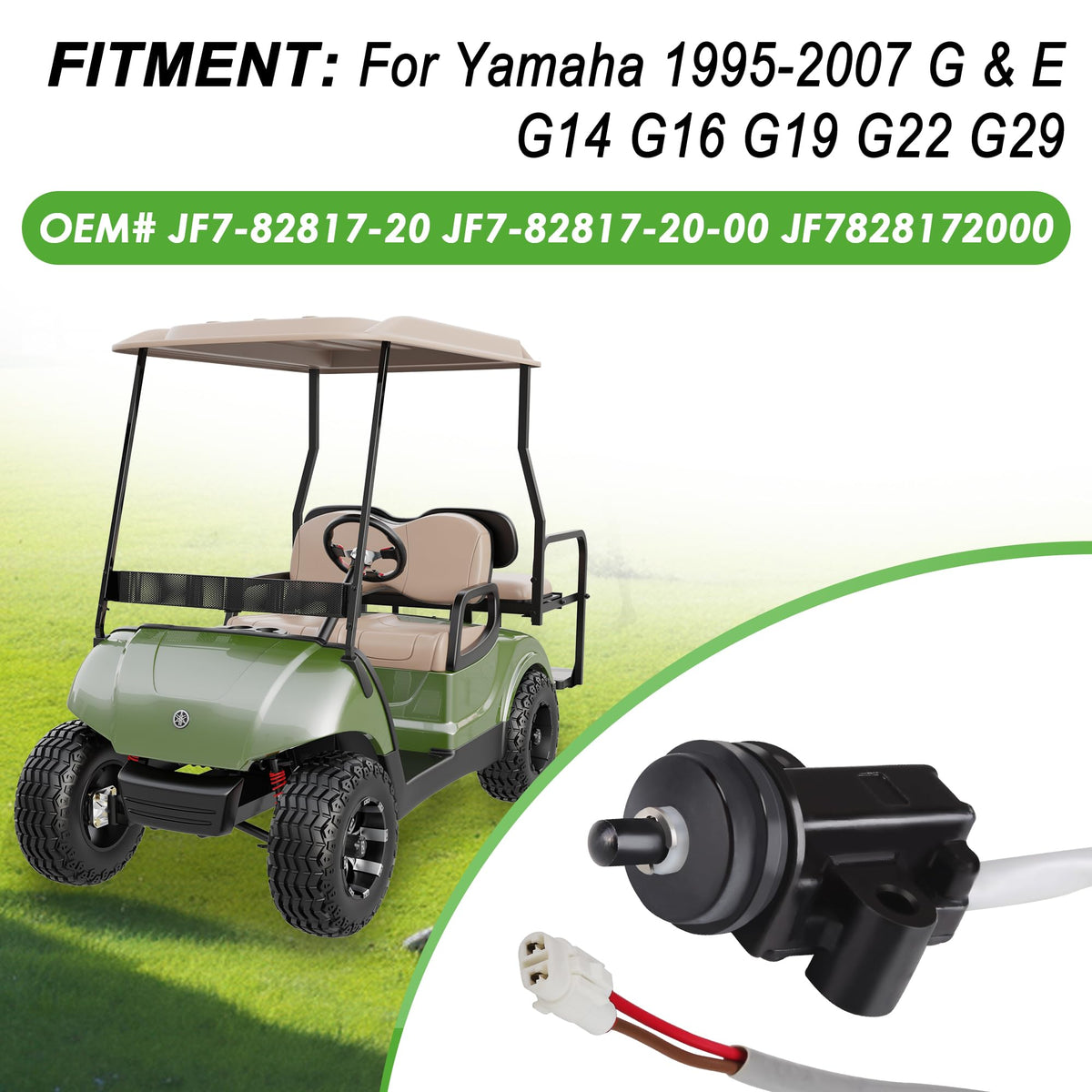 10L0L stop switch for Yamaha G19 delivers consistent engine engagement on hills