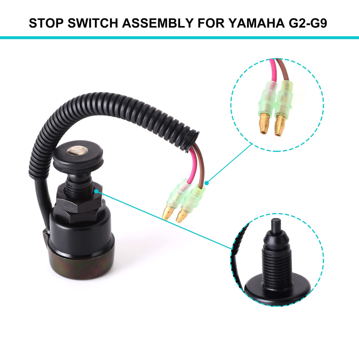 10L0L switch mounted on Yamaha G2-G9 for consistent starts.