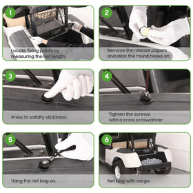 10L0L sturdy elastic mesh enhances safety and item stability during travel