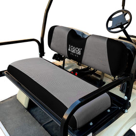 10L0L stylish two-tone design elevates your golf cart’s interior.