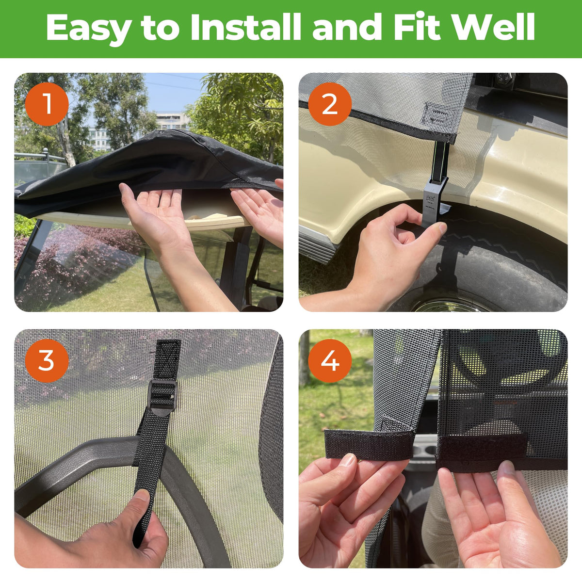 10L0L roof-fit 59in x 41in ensures snug attachment on OEM roofs