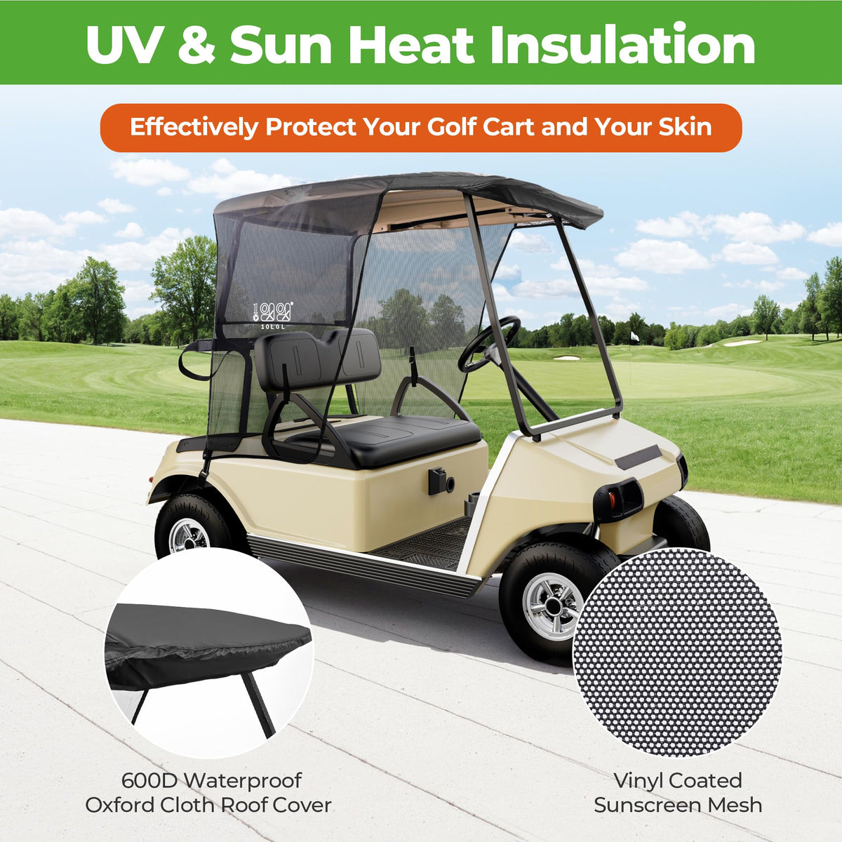10L0L adjustable straps with retractable buckle secure the cover quickly
