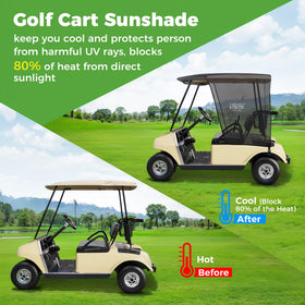 10L0L Club Car DS-Precedent fit shade provides reliable coverage
