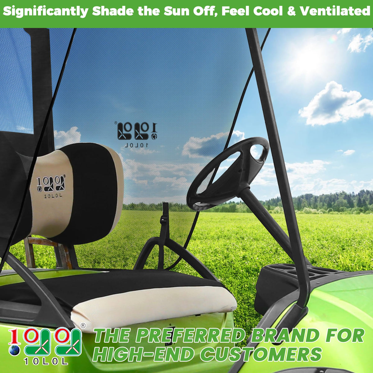 10L0L UV heat blocking feature shields riders from direct sun